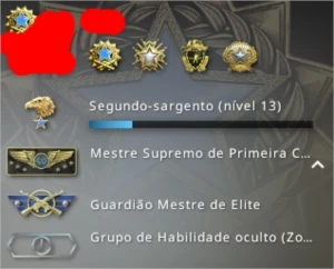 CS GO PRIME - 4/5 Medalhas - para fazer de Main - Counter Strike
