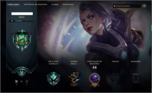Conta LoL Platina com Skin Rara - League of Legends