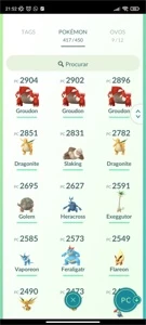 Conta pokemon lv 36 - Pokémon