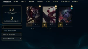 Conta Smurf LOL - League of Legends