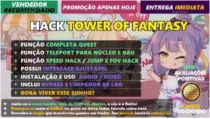 HACK TOWER OF FANTASY v4.4 🚀100% INDETECTÁVEL E RECOMENDADO - Outros