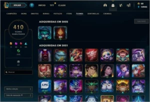 CONTA LOL GOLD 766 SKINS MMR ALTO/CONTA VALORANT 30 SKINS+ - League of Legends