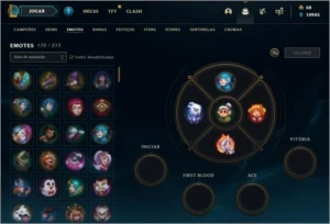 CONTA LOL GOLD 766 SKINS MMR ALTO/CONTA VALORANT 30 SKINS+ - League of Legends