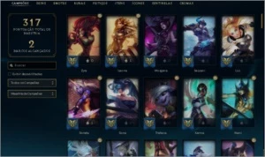 Vendo conta LOL, lvl 323, tier ouro season passada - League of Legends