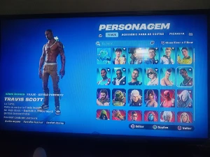 Conta Fortnite Com Travis Scott E Salve O Mundo Antigo