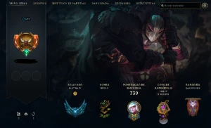 Conta Lol Br 209 Skins Platina 4 Todas As Seasons - League of Legends