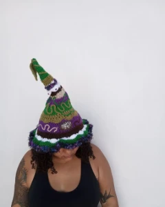 Chapéu de bruxa magia - Artesanato e Personalizados