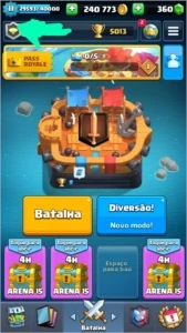 conta clash royale 4000 troféus