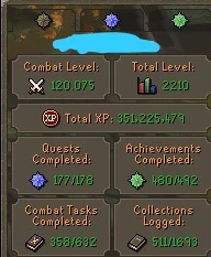 OSRS ironman ttl 2200+ TTL - Runescape