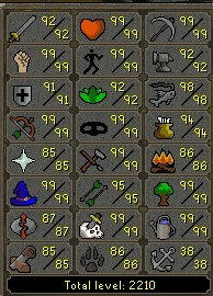 OSRS ironman ttl 2200+ TTL