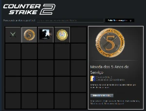 Conta Cs2 GamersClub LVL 18 +PRIME e Medalha de 5 anos  - Counter Strike