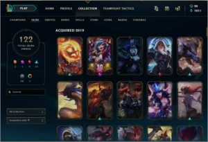 CONTA LOL GOLD 3 130 CHAMPS 122 SKINS - League of Legends