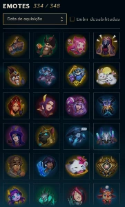 conta league of legends 305 skins, 691 icones, conta 2015 LOL
