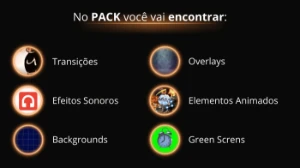 Pack Completo de Edição de Vídeos - Transições, Overlays Etc - Outros