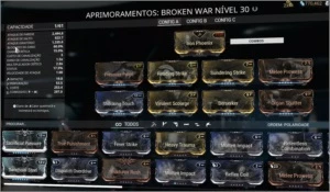 Conta Warframe MR 8 - Outros