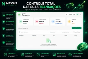 Nexus Finance AI – O Futuro da Gestão Financeira Inteligente - Inteligência Artificial