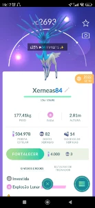 Xerneas shiny com registro - Pokémon