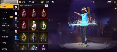 Conta de free fire gemada