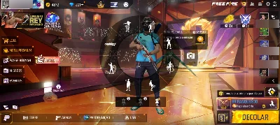 Conta de free fire gemada