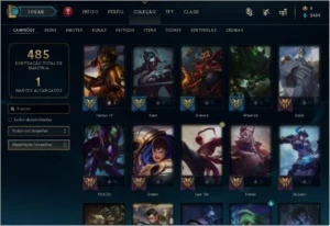 conta lol bem completa lv 314 137 champs e 47 skins (boas) - League of Legends