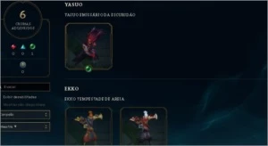 conta lol bem completa lv 314 137 champs e 47 skins (boas) - League of Legends
