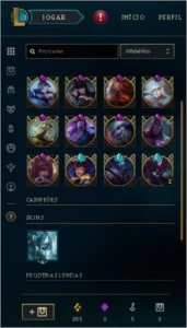 conta lol bem completa lv 314 137 champs e 47 skins (boas) - League of Legends