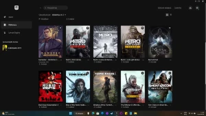 Conta Epic Games com games AAA, Cyberpunk, Red Dead Online..