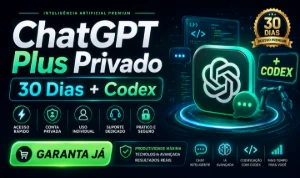 Chatgpt Plus Privado + Ativação Sua Conta + Codex 30 Dias - Assinaturas e Premium