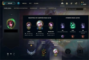 Conta League Of Legends (2017 ~ 2022) LOL