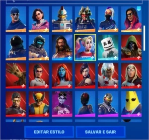 Conta Fortnite 131 Skins