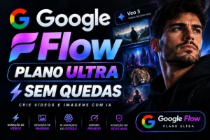 Google ultra ilimitado | Flow Ultra | 30 dias | Gemini pro - Inteligência Artificial