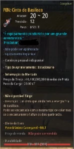CINTO BASILISCO V - Black Desert
