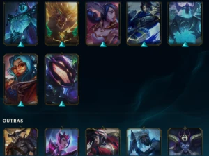 Level 429 | 155 Skins Full Champ | Main Fiora | Full Acesso - League of Legends LOL