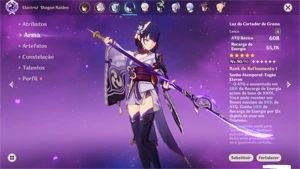 Genshin Impact + de 48 itens 5 estrela