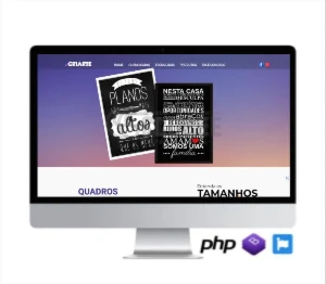 Site Pronto Vitrine De Produtos Em Php Com Painel Administra - Outros