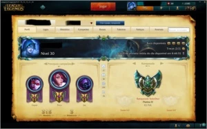 Account League Of Legends Plat IV, PREÇO BAIXO. LOL