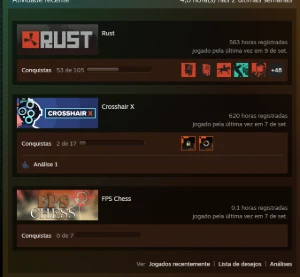 Conta rust com 563 horas - steam - fullacesso