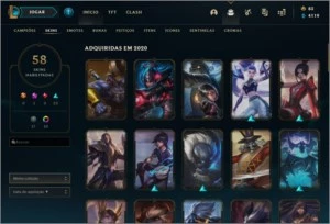 CONTA LEAGUE OF LEGENDS EX D2 SEASON 2020 ATUAL D3 LOL