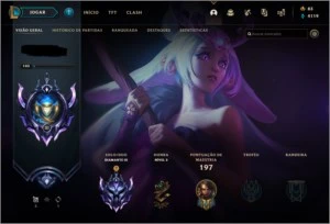 CONTA LEAGUE OF LEGENDS EX D2 SEASON 2020 ATUAL D3 LOL