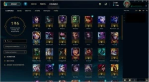 Conta Platina Com borda Platina - League of Legends LOL
