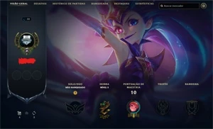 Conta Sem Rank 0 partidas MD10 - League of Legends LOL