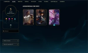 Conta Sem Rank 0 partidas MD10 - League of Legends LOL