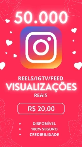 Visualizações Instagram