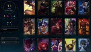 CONTA LOL 44 SKINS 124 CHAMPS LVL 285 - League of Legends