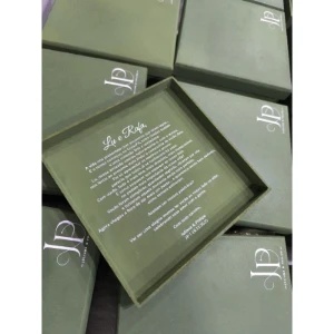 Caixas MDF 15x15 Verde Oliva Personalizadas - Artesanato e Personalizados