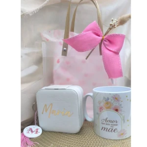 Kit Caneca e Porta-Joias Personalizados