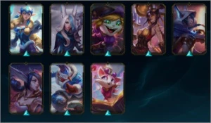 Conta LOL Bronze, skins ultimate, 1 mística e muitas épicas - League of Legends