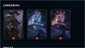 Conta LOL Bronze, skins ultimate, 1 mística e muitas épicas - League of Legends