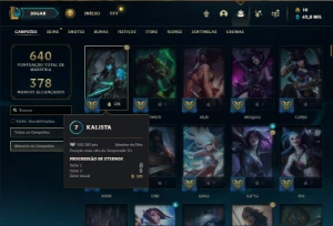 Platina 2 com TODOS os champs e 149 Skins ( MAIN ADC / SUP ) - League of Legends LOL