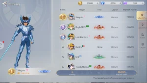 Conta Saint Seiya Ex Top 2 - Server Na-Pegasus-16 - Saint Seiya Awakening SSA